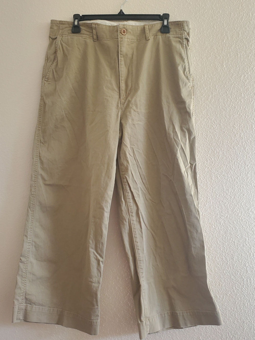 Ralph Lauren Women's Khaki Chino Pants - Light Tan Size 14